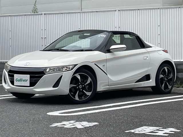 ホンダ Ｓ６６０ α 群馬県 2016(平28)年 9万km プレミアムスターホワイトP プッシュスタート/オープンカー/MT車両/ETC/スマホ連携純正ナビ（FM・AM/BT）/HDMI・AUX・USB端子/バックカメラ/本革レザーシート/LEDオートライト/オートエアコン/エアバッグ
