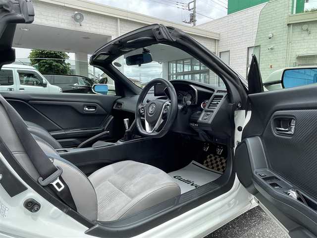 ホンダ Ｓ６６０ α 群馬県 2016(平28)年 9万km プレミアムスターホワイトP プッシュスタート/オープンカー/MT車両/ETC/スマホ連携純正ナビ（FM・AM/BT）/HDMI・AUX・USB端子/バックカメラ/本革レザーシート/LEDオートライト/オートエアコン/エアバッグ