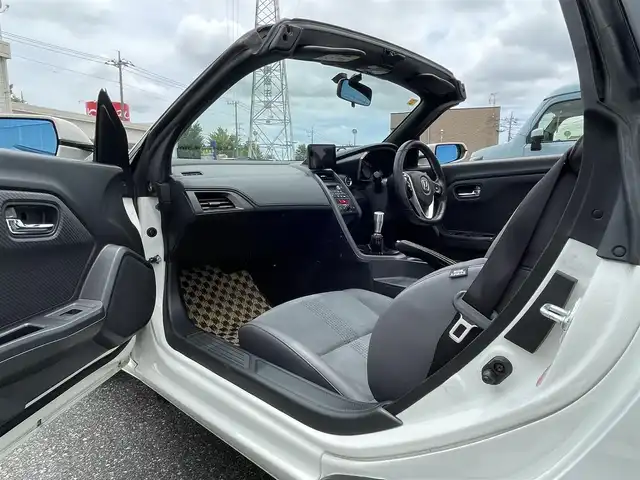 ホンダ Ｓ６６０ α 群馬県 2016(平28)年 9万km プレミアムスターホワイトP プッシュスタート/オープンカー/MT車両/ETC/スマホ連携純正ナビ（FM・AM/BT）/HDMI・AUX・USB端子/バックカメラ/本革レザーシート/LEDオートライト/オートエアコン/エアバッグ