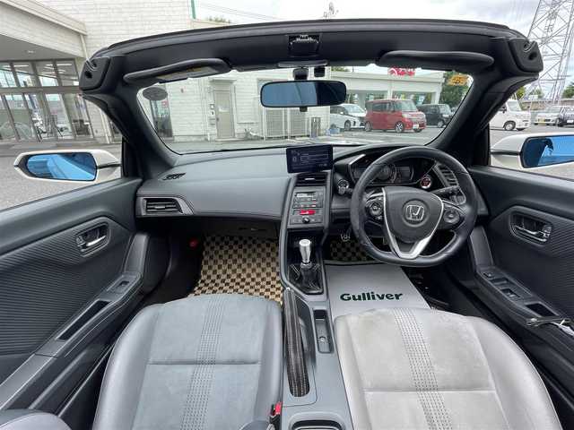 ホンダ Ｓ６６０ α 群馬県 2016(平28)年 9万km プレミアムスターホワイトP プッシュスタート/オープンカー/MT車両/ETC/スマホ連携純正ナビ（FM・AM/BT）/HDMI・AUX・USB端子/バックカメラ/本革レザーシート/LEDオートライト/オートエアコン/エアバッグ