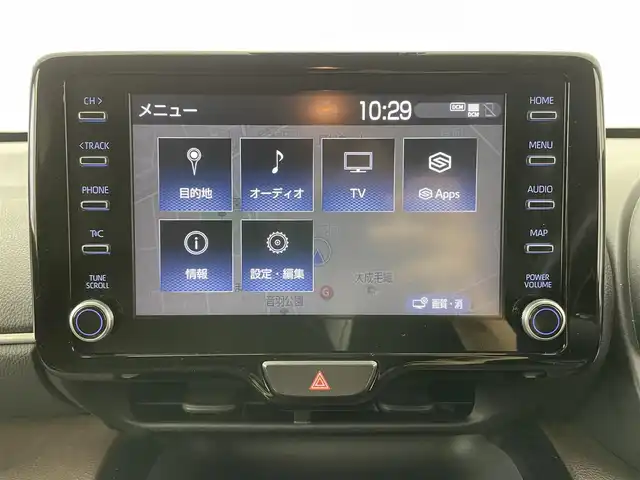 トヨタ ヤリスクロス ハイブリッド Z 愛知県 2021(令3)年 3.3万km ブラックマイカ/ブラスゴールドメタリック 2トーン ディスプレイオーディオ　/アラウンドビューモニター　/追従クルコン　/ビルトＥＴＣ　/シートヒーター　/ハーフレザー　/パワーシート　/ステアリングヒーター　/オートハイビーム　/USB/フルセグTV/スマートキー/ルーフレール　/保証書　/記録簿