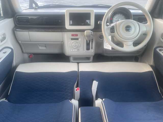 スズキ ラパン モード 道東・釧路十勝 2019(平31)年 4.7万km フォーンベージュメタリック/ホワイト2トーンルーフ 4WD/社外メモリナビ　SL3122NV/　(AM/FM/CD/BT)/フルセグTV/純正エンジンスターター/衝突被害軽減ブレーキ/横滑り防止装置/前席シートヒーター/アイドリングストップ/エンジンプッシュスタート/ステアリングスイッチ/オートライト