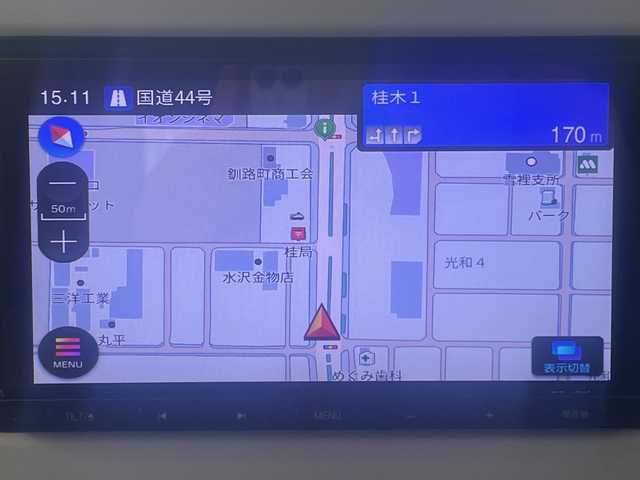 スズキ ラパン モード 道東・釧路十勝 2019(平31)年 4.7万km フォーンベージュメタリック/ホワイト2トーンルーフ 4WD/社外メモリナビ　SL3122NV/　(AM/FM/CD/BT)/フルセグTV/純正エンジンスターター/衝突被害軽減ブレーキ/横滑り防止装置/前席シートヒーター/アイドリングストップ/エンジンプッシュスタート/ステアリングスイッチ/オートライト