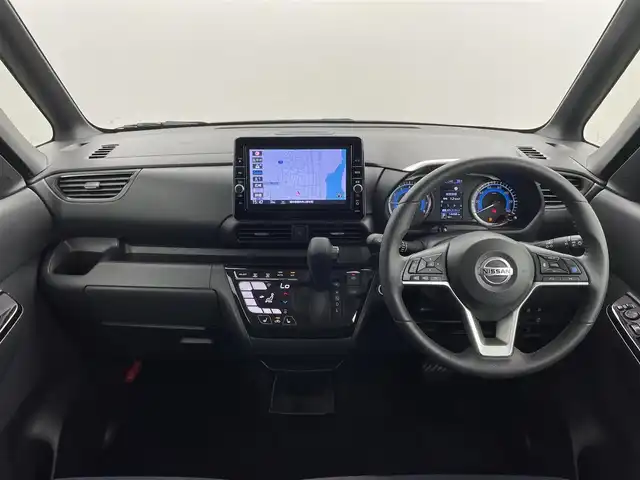 日産 ルークス HWS Gターボ プロパイロットED 福島県 2021(令3)年 1.5万km スパークリングレッド/ブラック ４WD/プロパイロット/純正9インチSDナビ/　　CD/DVD/AM/FM/フルセグ/BT/SD/アラウンドビューモニター/両側パワースライドドア(ハンズフリーオートスライド機能付)/インテリジェンスクルーズコントロール/LEDオートライト/前席シートヒーター/15インチ純正アルミホイール付/アイドリングストップ/ステアリングスイッチ/電動パーキングブレーキ/オートブレーキホールド/サーキュレーター/後席パーソナルテーブル/後席サンシェード/スペアキー/スマートキー/ETC2.0