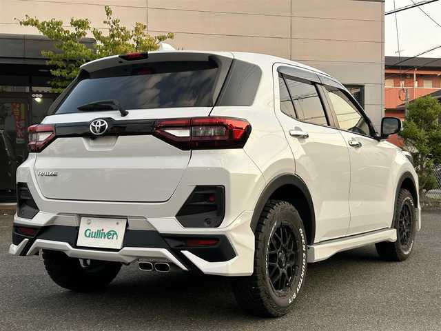 トヨタ ライズ Z 奈良県 2021(令3)年 4.8万km シャイニングホワイトパール モデリスタエアロ/純正ディーラーナビ(AVIC-RQ911)/TV/DVD/CD/USB/SD//フルフラットシート/社外アルミ/衝突軽減システム/レーンキープアシスト/コーナーセンサー/横滑り防止装置/LEDフォグライト/MTモード付AT/バックカメラ/ドラレコ/社外足回り