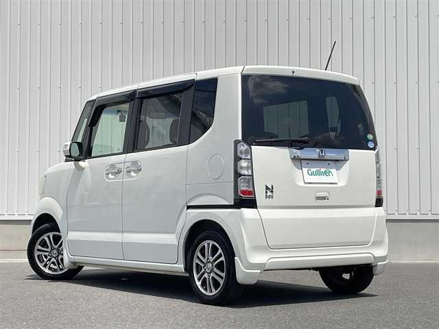 ホンダ Ｎ ＢＯＸ G SSパッケージ 群馬県 2013(平25)年 6.3万km プレミアムホワイトパール ワンオーナー/純正メモリナビ/（CD/DVD/SD/USB/ワンセグテレビ）/バックカメラ/ドライブレコーダー/ステアリングリモコン/プッシュスタート/両側パワースライドドア/純正14インチアルミホイール/ETC/純正フロアマット/ドアバイザー/横滑り防止/ヘッドライトレベライザー/保証書/取扱説明書/スペアキー