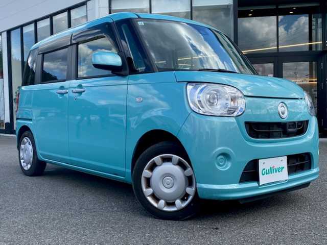 ダイハツ ムーヴ キャンバス G SA Ⅱ 兵庫県 2017(平29)年 4.1万km ファインミントメタリック 社外7型ナビ/・TV.BT.AM.FM/衝突軽減装置/バックカメラ/両側パワースライドドア/ドアバイザー/LEDヘッドライト