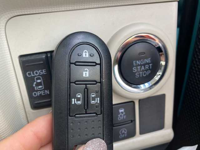 ダイハツ ムーヴ キャンバス G SA Ⅱ 兵庫県 2017(平29)年 4.1万km ファインミントメタリック 社外7型ナビ/・TV.BT.AM.FM/衝突軽減装置/バックカメラ/両側パワースライドドア/ドアバイザー/LEDヘッドライト