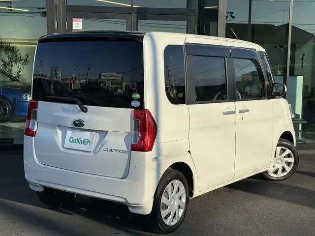 スバル シフォン G スマートアシスト 栃木県 2018(平30)年 9.2万km パールホワイトⅢ スマートアシスト/社外ナビ/フルセグTV/Bluetoothオーディオ/DVD再生機能/シートヒーター/パワースライドドア /オプションフォグランプ/スマートキー×2/ETC