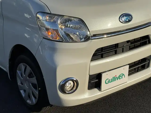 スバル シフォン G スマートアシスト 栃木県 2018(平30)年 9.2万km パールホワイトⅢ スマートアシスト/社外ナビ/フルセグTV/Bluetoothオーディオ/DVD再生機能/シートヒーター/パワースライドドア /オプションフォグランプ/スマートキー×2/ETC