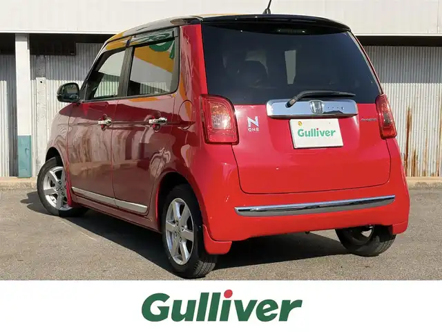 ホンダ Ｎ ＯＮＥ プレミアム Lパッケージ 三重県 2014(平26)年 7.4万km ミラノレッド ♪車検令和９年１月１９日/赤x黒ルーフ　ツートン色/イクリプスナビ/　・CD再生/　・TV/スマートキーx２/プッシュスタート/HIDヘッドライト/オートライト/ドライブレコーダー前後/革巻きステアリング/オートリトラクタブルミラー/ウィンカーミラー/アイドリングストップ/ETC/フロアマット/横滑り防止機能/カーテンエアバック