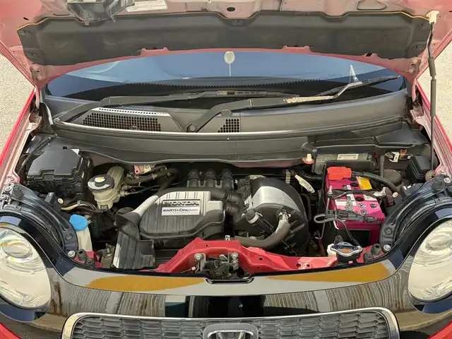 ホンダ Ｎ ＯＮＥ プレミアム Lパッケージ 三重県 2014(平26)年 7.4万km ミラノレッド ♪車検令和９年１月１９日/赤x黒ルーフ　ツートン色/イクリプスナビ/　・CD再生/　・TV/スマートキーx２/プッシュスタート/HIDヘッドライト/オートライト/ドライブレコーダー前後/革巻きステアリング/オートリトラクタブルミラー/ウィンカーミラー/アイドリングストップ/ETC/フロアマット/横滑り防止機能/カーテンエアバック