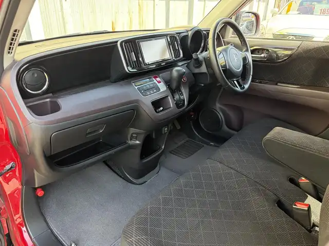 ホンダ Ｎ ＯＮＥ プレミアム Lパッケージ 三重県 2014(平26)年 7.4万km ミラノレッド ♪車検令和９年１月１９日/赤x黒ルーフ　ツートン色/イクリプスナビ/　・CD再生/　・TV/スマートキーx２/プッシュスタート/HIDヘッドライト/オートライト/ドライブレコーダー前後/革巻きステアリング/オートリトラクタブルミラー/ウィンカーミラー/アイドリングストップ/ETC/フロアマット/横滑り防止機能/カーテンエアバック