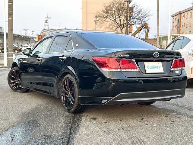 トヨタ クラウン ハイブリッド アスリートS 石川県 2014(平26)年 13.1万km ブラック クリアランスソナー/純正HDDナビ/【フルセグTV・Bluetooth・CD・DVD】/バックカメラ/USB入力端子/エンジンプッシュスタート/・スマートキー/キセノンヘッドライト/・オートライト/・フォグランプ/ビルトインETC/前席シートヒーター/前席パワーシート/社外AWスタッドレスタイヤ車載/保証書/取扱説明書