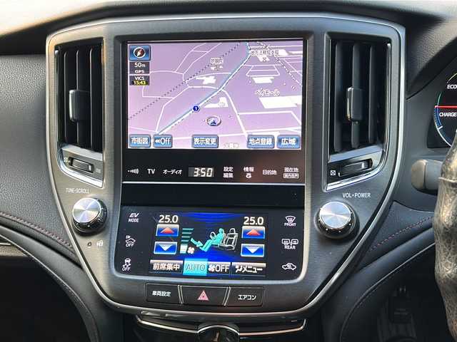 トヨタ クラウン ハイブリッド アスリートS 石川県 2014(平26)年 13.1万km ブラック クリアランスソナー/純正HDDナビ/【フルセグTV・Bluetooth・CD・DVD】/バックカメラ/USB入力端子/エンジンプッシュスタート/・スマートキー/キセノンヘッドライト/・オートライト/・フォグランプ/ビルトインETC/前席シートヒーター/前席パワーシート/社外AWスタッドレスタイヤ車載/保証書/取扱説明書