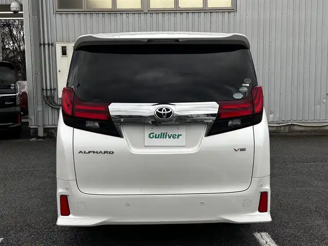 トヨタ アルファード SA Cパッケージ 静岡県 2017(平29)年 15.2万km ホワイトパールクリスタルシャイン ~JBLサウンド~/ユーザー買取車両/純正メーカーOPナビ/　【CD/DVD/BT/地デジフルセグTV】/純正18インチAW/純正LEDヘッドライト/純正フリップダウンモニター/黒本革シート/シートヒーター/Wサンルーフ/全方位カメラ/レーダークルーズコントロール/プリクラッシュセーフティシステム/ビルトインETC2.0/ウッドコンビステアリング/両側パワースライドドア/パワーバックドア/ステアリングヒーター/2列目オットマン/電動パーキングブレーキ/オートホールド/新車時保証書/取扱説明書/スペアキー×1