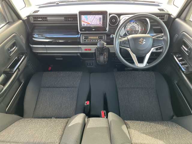 スズキ スペーシア カスタム HYBRID GS 青森県 2018(平30)年 10.3万km ムーンライトバイオレットPM 4WD/純正メモリナビ・フルセグTV/CD・DVD・Bluetooth・SD/バックカメラ/片側パワースライドドア/前席シートヒーター/セーフティサポート/デュアルセンサーブレーキサポート/車線逸脱警報機能/誤発進抑制機能/ハイビームアシスト/リアパーキングセンサー/前後ドライブレコーダー/シートバックテーブル/後席サンシェード/スリムサーキュレーター/LEDヘッドライト/LEDフォグランプ/純正14インチアルミ/スマートキー/プッシュスタート