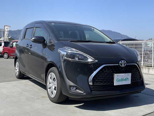 トヨタ シエンタ ハイブリッド G セーフティエディション 山梨県 2020(令2)年 1.5万km ブラックマイカ ・純正SDナビ/・フルセグTV　BT/・全方位カメラ/・バックカメラ/・両側パワースライドドア/・前後コーナーセンサー/・ETC/・LEDライト/・レーンアラート/・前後ドラレコ/・オートハイビーム/・ウインカーミラー
