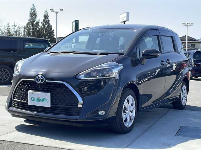 トヨタ シエンタ ハイブリッド G セーフティエディション 山梨県 2020(令2)年 1.5万km ブラックマイカ ・純正SDナビ/・フルセグTV　BT/・全方位カメラ/・バックカメラ/・両側パワースライドドア/・前後コーナーセンサー/・ETC/・LEDライト/・レーンアラート/・前後ドラレコ/・オートハイビーム/・ウインカーミラー