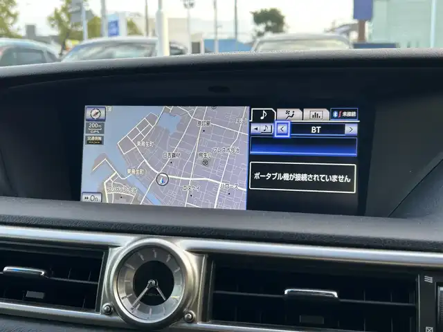 レクサス ＧＳ 350 バージョンL 愛媛県 2013(平25)年 5.7万km スターライトブラックガラスフレーク 登録時走行距離：57007km/メーカーOP純正ナビ/ビルトインETC/バックカメラ/クルコン/パドルシフト/パーキングアシスト/衝突軽減システム/盗難防止装置/横滑り防止装置/サンルーフ/D+Nシートヒーター/D+Nパワーシート/オートライト/オートハイビーム/エンジンスタートボタン/スマートキー/純正フロアマット
