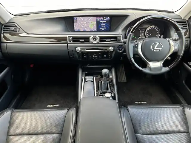 レクサス ＧＳ 300h バージョンL 栃木県 2013(平25)年 5.2万km マーキュリーグレーマイカ サンルーフ/純正HDDナビ/BT/CD/USB/HDD/TV/バックカメラ/黒レザーシート/前席パワーシート/前席シートヒーター/前席エアシート/パワーバックドア/クルーズコントロール/パドルシフト/前後コーナーセンサー/純正18インチAW/LEDヘッドライト/フォグランプ/オートライト/ヘッドライトウォッシャー/カードキー/ETC