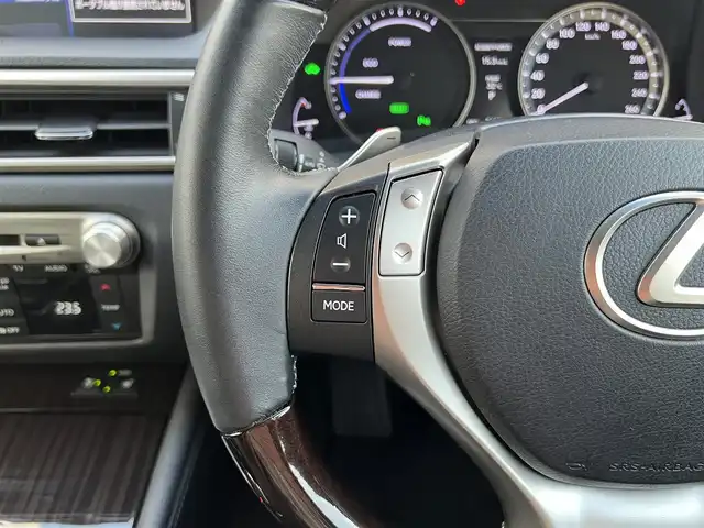レクサス ＧＳ 300h バージョンL 栃木県 2013(平25)年 5.2万km マーキュリーグレーマイカ サンルーフ/純正HDDナビ/BT/CD/USB/HDD/TV/バックカメラ/黒レザーシート/前席パワーシート/前席シートヒーター/前席エアシート/パワーバックドア/クルーズコントロール/パドルシフト/前後コーナーセンサー/純正18インチAW/LEDヘッドライト/フォグランプ/オートライト/ヘッドライトウォッシャー/カードキー/ETC