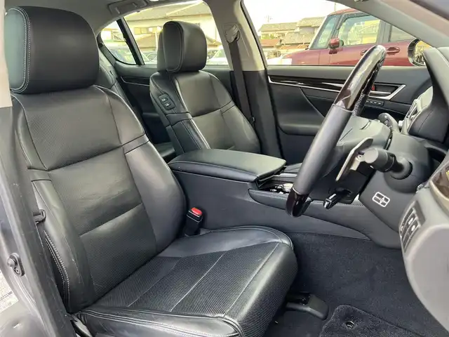 レクサス ＧＳ 300h バージョンL 栃木県 2013(平25)年 5.2万km マーキュリーグレーマイカ サンルーフ/純正HDDナビ/BT/CD/USB/HDD/TV/バックカメラ/黒レザーシート/前席パワーシート/前席シートヒーター/前席エアシート/パワーバックドア/クルーズコントロール/パドルシフト/前後コーナーセンサー/純正18インチAW/LEDヘッドライト/フォグランプ/オートライト/ヘッドライトウォッシャー/カードキー/ETC