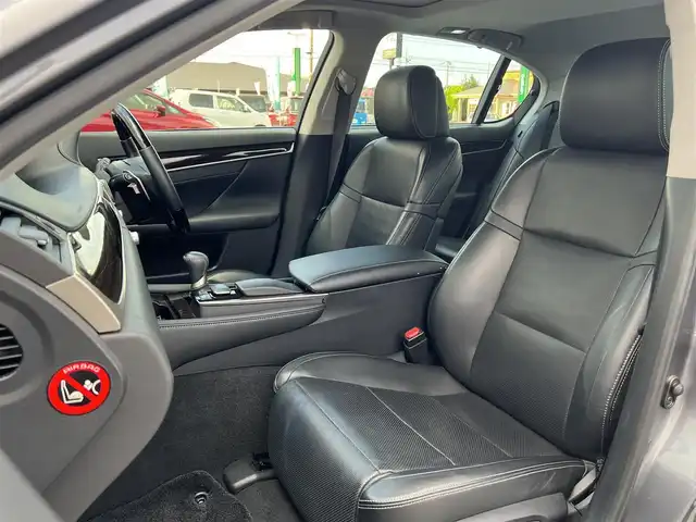 レクサス ＧＳ 300h バージョンL 栃木県 2013(平25)年 5.2万km マーキュリーグレーマイカ サンルーフ/純正HDDナビ/BT/CD/USB/HDD/TV/バックカメラ/黒レザーシート/前席パワーシート/前席シートヒーター/前席エアシート/パワーバックドア/クルーズコントロール/パドルシフト/前後コーナーセンサー/純正18インチAW/LEDヘッドライト/フォグランプ/オートライト/ヘッドライトウォッシャー/カードキー/ETC