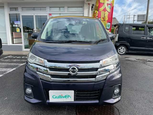 日産 デイズ ハイウェイスターG ターボ 神奈川県 2017(平29)年 13.5万km プレミアムパープルP 社外メモリナビ/CN-E310D/全方位モニター/バックカメラ/ドアバイザー/プッシュスタート/ETC/ワンセグテレビ/純正アルミ/純正フロアマット/スペアキー/取扱説明書/保証書