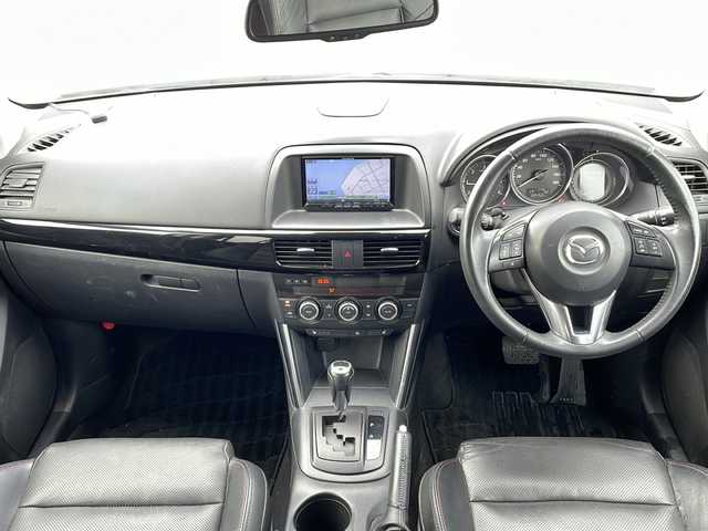 マツダ ＣＸ－５ XD Lパッケージ 島根県 2013(平25)年 6.9万km クリスタルホワイトパールマイカ 社外SDナビゲーション/フルセグ BT /バックカメラ/クルーズコントロール/レザーシート/D席パワーシート/D席シートヒーター/社外前方ドライブレコーダー/ETC/AUTOライト/純正19インチアルミホイール
