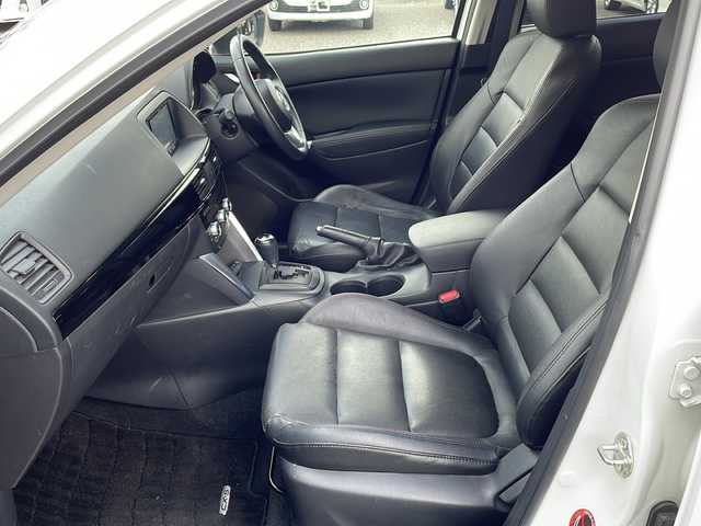 マツダ ＣＸ－５ XD Lパッケージ 島根県 2013(平25)年 6.9万km クリスタルホワイトパールマイカ 社外SDナビゲーション/フルセグ BT /バックカメラ/クルーズコントロール/レザーシート/D席パワーシート/D席シートヒーター/社外前方ドライブレコーダー/ETC/AUTOライト/純正19インチアルミホイール