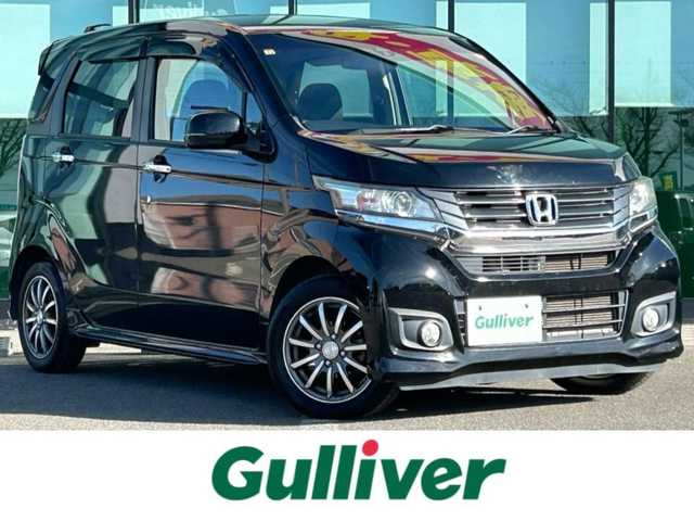 ホンダ Ｎ ＷＧＮ カスタム G Aパッケージ 和歌山県 2015(平27)年 6.8万km スマートブラック 純正7インチナビ/バックカメラ/クルーズコントロール/横滑り防止装置/ハーフレザー/ETC/ステアリングリモコン/純正アルミホイール/純正ドアバイザー/オートライト/フォグランプ