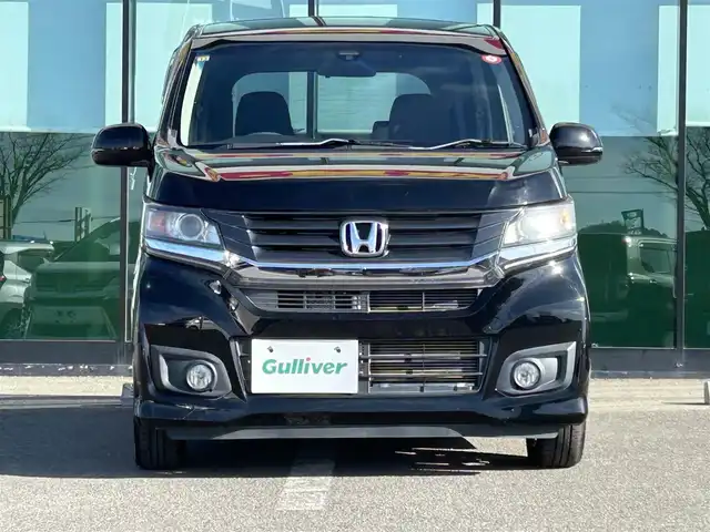 ホンダ Ｎ ＷＧＮ カスタム G Aパッケージ 和歌山県 2015(平27)年 6.8万km スマートブラック 純正7インチナビ/バックカメラ/クルーズコントロール/横滑り防止装置/ハーフレザー/ETC/ステアリングリモコン/純正アルミホイール/純正ドアバイザー/オートライト/フォグランプ