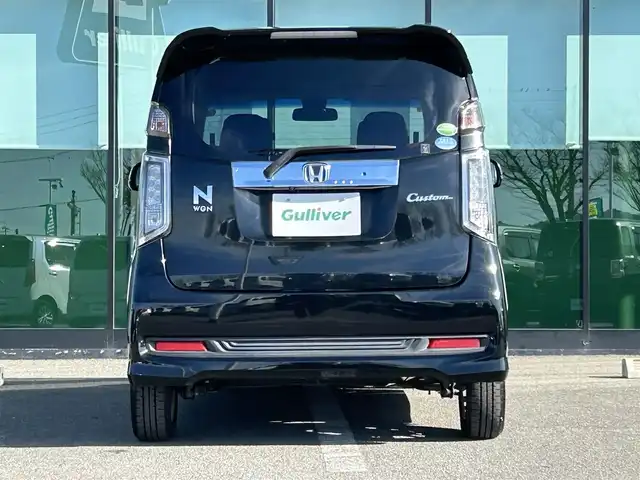 ホンダ Ｎ ＷＧＮ カスタム G Aパッケージ 和歌山県 2015(平27)年 6.8万km スマートブラック 純正7インチナビ/バックカメラ/クルーズコントロール/横滑り防止装置/ハーフレザー/ETC/ステアリングリモコン/純正アルミホイール/純正ドアバイザー/オートライト/フォグランプ