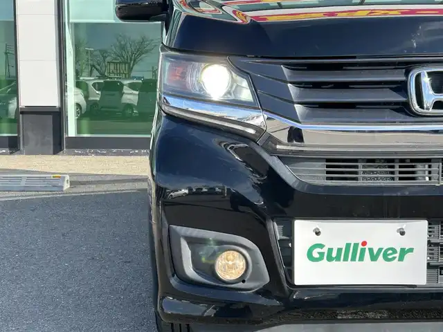 ホンダ Ｎ ＷＧＮ カスタム G Aパッケージ 和歌山県 2015(平27)年 6.8万km スマートブラック 純正7インチナビ/バックカメラ/クルーズコントロール/横滑り防止装置/ハーフレザー/ETC/ステアリングリモコン/純正アルミホイール/純正ドアバイザー/オートライト/フォグランプ