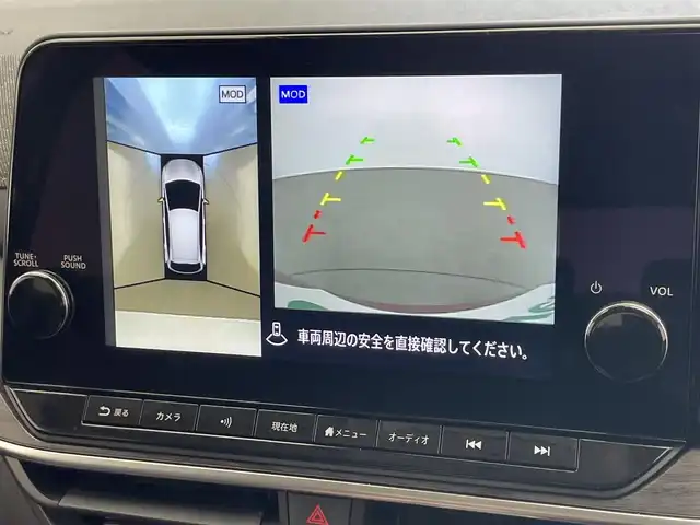 日産 オーラ G 愛知県 2024(令6)年 0.2万km ガーネットレッド/スーパーブラック 2トーン 純正９型ナビ　フルセグＴＶ　ＨＤＭＩ　プロパイロット　ＢＯＳＥサウンド　デジタルインナーミラー　前後ドラレコ　ワイヤレス充電　シートヒーター　ＬＥＤライト　衝突軽減　追従クルコン　コーナーセンサ　電動パーキング　フォグランプ　ステアリングヒーター　ETC2.0　禁煙車