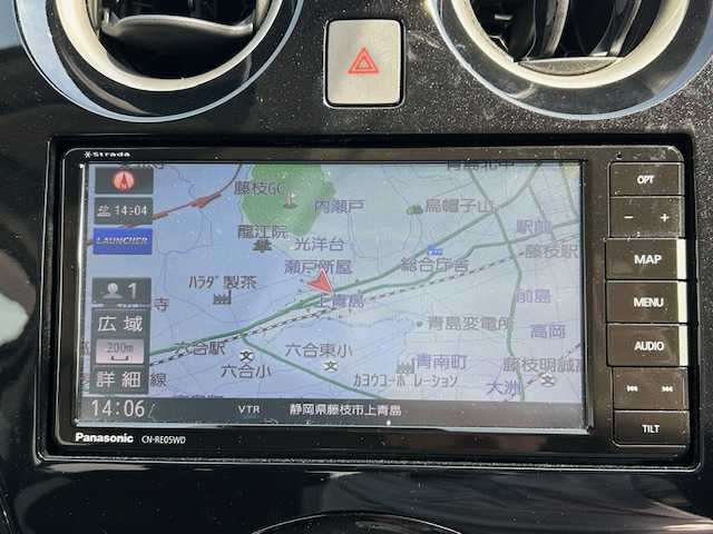 日産 ノート X 静岡県 2019(平31)年 1.5万km ブリリアントホワイトパール ワンオーナー/社外SDナビ/AM/FM/CD/DVD/BT/フルセグ/バックカメラ/純正フロアマット/アイドリングストップ/衝突軽減ブレーキ/プッシュスタート/スマートキー/オートライト