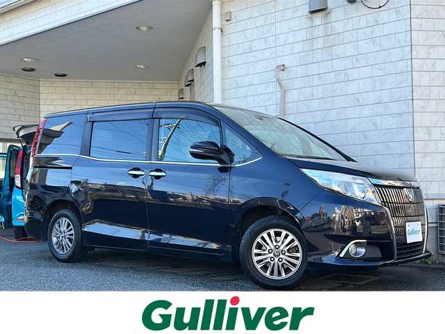 トヨタ エスクァイア Gi 神奈川県 2016(平28)年 8.9万km スパークリングブラックパールクリスタルシャイン ワンオーナー/ALPINE9インチナビ(CD/DVD/SD/BT/フルセグTV)/バックカメラ/10.1インチALPINEフリップダウンモニター/両側パワースライドドア/クルーズコントロール/衝突被害軽減ブレーキ/レーンキープアシスト/オートハイビーム/レザーシート/D/N席シートヒーター/ビルトインETC/2列目サンシェード/アイドリングストップ/オートミラー/オートライト/純正フロアマット/純正ドアバイザー/ISOFIX/スペアキー×1/保証書/取扱説明書