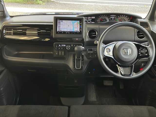 ホンダ Ｎ ＢＯＸ カスタム L 高知県 2022(令4)年 2.5万km ミッドナイトブルービームM 純正ナビ/・フルセグ/・Ｂｌｕｅｔｏｏｔｈ/・ＣＤ／ＤＶＤ/バックモニター/ホンダセンシング/電動スライドドア/シートヒーター/前後ドラレコ/スペアキー/LEDヘッドライト/横滑り防止