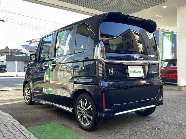 ホンダ Ｎ ＢＯＸ カスタム L 高知県 2022(令4)年 2.5万km ミッドナイトブルービームM 純正ナビ/・フルセグ/・Ｂｌｕｅｔｏｏｔｈ/・ＣＤ／ＤＶＤ/バックモニター/ホンダセンシング/電動スライドドア/シートヒーター/前後ドラレコ/スペアキー/LEDヘッドライト/横滑り防止