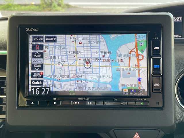 ホンダ Ｎ ＢＯＸ カスタム L 高知県 2022(令4)年 2.5万km ミッドナイトブルービームM 純正ナビ/・フルセグ/・Ｂｌｕｅｔｏｏｔｈ/・ＣＤ／ＤＶＤ/バックモニター/ホンダセンシング/電動スライドドア/シートヒーター/前後ドラレコ/スペアキー/LEDヘッドライト/横滑り防止