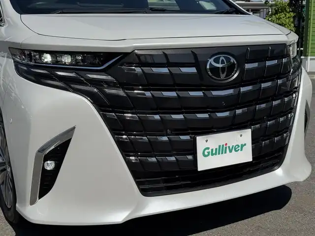 トヨタ アルファード Z 千葉県 2023(令5)年 1.5万km プラチナホワイトパールマイカ ワンオーナー車/トヨタセーフティーセンス/衝突軽減ブレーキ/レーンキープアシスト/レーダークルーズコントロール/ブラインドスポットモニター/純正14インチナビ/フルセグTV/バック＆全方位カメラ/パーキングアシスト/Bluetooth/カープレイ/両側電動スライドドア/ユニバーサルステップ/左右独立ムーンルーフ/セキュリティー/ドライブレコーダー/保証書・取説/スペアキー