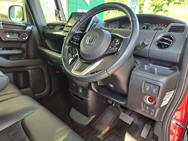 ホンダ Ｎ ＢＯＸ カスタム G L ターボ ホンダセンシング 大阪府 2018(平30)年 1.9万km ミラノレッド /禁煙車//HondaSENSING//ACC(アダプティブクルーズコントロール//LKAS(車線維持支援システム）//オートハイビーム//純正シーケンシャルターンランプ//社外ナビ【AVN-LS01】//CD/DVD/Bluetooth/フルTV//バックカメラ//ステアリングスイッチ//両側パワースライドドア//ビルトインETC//USB充電//ハーフレザーシート//純正15AW//前後ドラレコ【DRC-35ST】