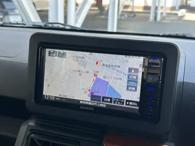 ダイハツ タフト G 静岡県 2020(令2)年 3.8万km フォレストカーキメタリック ガラスルーフ/ＳＤナビ（ケンウッド）/ＣＤ／ＤＶＤ/ＤＴＶ/ＢＴ/クリアランスソナー/アイドリングストップ/電動格納ミラー/シートヒーター/ＦＲドラレコ/ＬＥＤヘッドライト/純正フロアマット/衝突軽減ブレーキ　