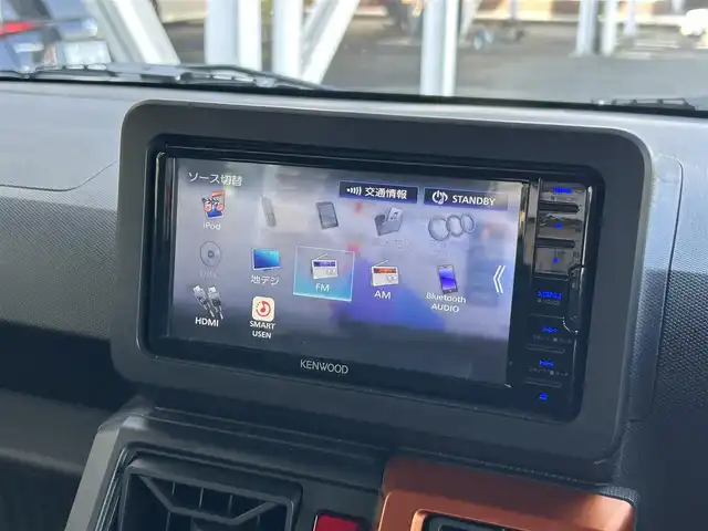 ダイハツ タフト G 静岡県 2020(令2)年 3.8万km フォレストカーキメタリック ガラスルーフ/ＳＤナビ（ケンウッド）/ＣＤ／ＤＶＤ/ＤＴＶ/ＢＴ/クリアランスソナー/アイドリングストップ/電動格納ミラー/シートヒーター/ＦＲドラレコ/ＬＥＤヘッドライト/純正フロアマット/衝突軽減ブレーキ　