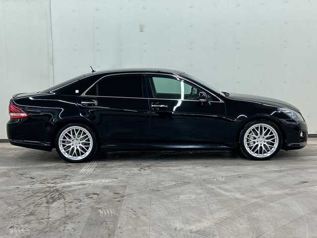 トヨタ クラウン アスリート Gパッケージ 道央・札幌 2009(平21)年 12.6万km ブラック 純正ナビ//プッシュスタート//ドアバイザー//パワーウィンド//ＥＴＣ//エンジンスタータ//クルーズコントロール//オートライト//パワーシート//純正ＨＩＤ