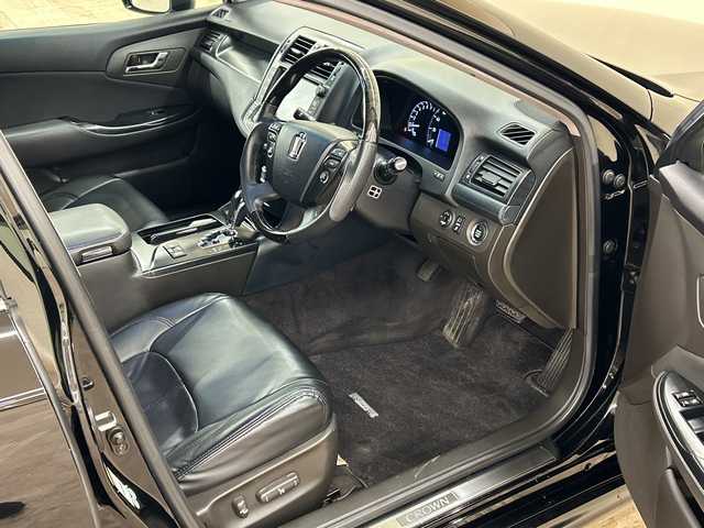 トヨタ クラウン アスリート Gパッケージ 道央・札幌 2009(平21)年 12.6万km ブラック 純正ナビ//プッシュスタート//ドアバイザー//パワーウィンド//ＥＴＣ//エンジンスタータ//クルーズコントロール//オートライト//パワーシート//純正ＨＩＤ