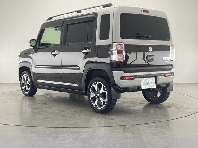 スズキ ハスラー Jスタイル Ⅱ ターボ 宮崎県 2023(令5)年 1.4万km アーバンブラウンパールメタリック/ソフトベージュ2トーン SUZUKI Safety Support/〇デュアルカメラブレーキサポート/〇後退時ブレーキサポート/〇誤発進抑制機能（前方・後方）/〇車線逸脱警報機能/〇車線逸脱抑制機能/〇ふらつき警報機能/〇標識認識機能/〇ハイビームアシスト/〇先行車発進お知らせ機能/〇アダプティブクルーズコントロール（全車速追従機能付き）/〇コーナーセンサー/純正9インチナビ/フルセグTV/CD/DVD/Bluetooth/全方位カメラ/シートヒーター/LEDヘッドライト/ビルトインETC/アイドリングストップ/純正15インチAW/ルーフレール