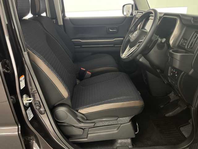 スズキ ハスラー Jスタイル Ⅱ ターボ 宮崎県 2023(令5)年 1.4万km アーバンブラウンパールメタリック/ソフトベージュ2トーン SUZUKI Safety Support/〇デュアルカメラブレーキサポート/〇後退時ブレーキサポート/〇誤発進抑制機能（前方・後方）/〇車線逸脱警報機能/〇車線逸脱抑制機能/〇ふらつき警報機能/〇標識認識機能/〇ハイビームアシスト/〇先行車発進お知らせ機能/〇アダプティブクルーズコントロール（全車速追従機能付き）/〇コーナーセンサー/純正9インチナビ/フルセグTV/CD/DVD/Bluetooth/全方位カメラ/シートヒーター/LEDヘッドライト/ビルトインETC/アイドリングストップ/純正15インチAW/ルーフレール