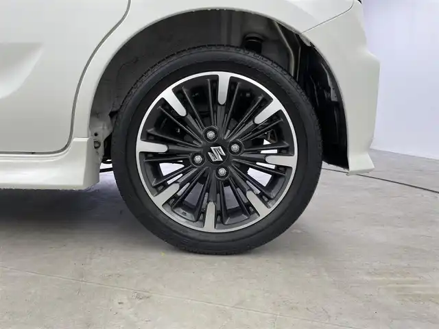 スズキ スペーシア カスタム HYBRID XS 福井県 2018(平30)年 5.1万km ピュアホワイトP メモリナビ【CN-RE04WD】/-BT/フルセグTV/CD/DVD/FM/AM/SD/衝突軽減ブレーキ/クリアランスソナー/車線逸脱警報/横滑り防止装置/オートライト/オートハイビーム/両側パワースライドドア/シートヒーター/ドアバイザー/フロアマット/純正アルミ１５インチ/フォグランプ/アイドリングストップ